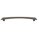 Top Knobs [TK786AG] Die Cast Zinc Cabinet Pull Handle - Edgewater Series - Oversized - Ash Gray Finish - 9" C/C - 10 3/4" L