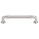 Top Knobs [TK323BSN] Die Cast Zinc Cabinet Pull Handle - Reeded Series - Oversized - Brushed Satin Nickel Finish - 5&quot; C/C - 5 11/16&quot; L