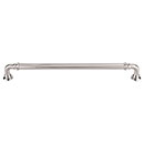 Top Knobs [TK325BSN] Die Cast Zinc Cabinet Pull Handle - Reeded Series - Oversized - Brushed Satin Nickel Finish - 9&quot; C/C - 9 11/16&quot; L