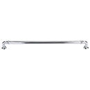 Top Knobs [TK326PC] Die Cast Zinc Cabinet Pull Handle - Reeded Series - Oversized - Polished Chrome Finish - 12&quot; C/C - 12 11/16&quot; L