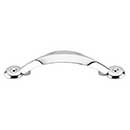 Top Knobs [M1726] Die Cast Zinc Cabinet Pull Handle - Angle Series - Standard Size - Polished Nickel Finish - 3&quot; C/C - 4 7/8&quot; L