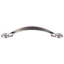 Top Knobs [M1903] Die Cast Zinc Cabinet Pull Handle - Angle Series - Standard Size - Brushed Satin Nickel Finish - 3 3/4&quot; C/C - 5 1/8&quot; L