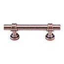 Top Knobs [M1746] Die Cast Zinc Cabinet Pull Handle - Bit Series - Standard Size - Antique Copper Finish - 3&quot; C/C - 4 3/4&quot; L