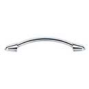 Top Knobs [M1933] Die Cast Zinc Cabinet Pull Handle - Buckle Series - Oversized - Polished Chrome Finish - 5 1/16" C/C - 6 1/8" L
