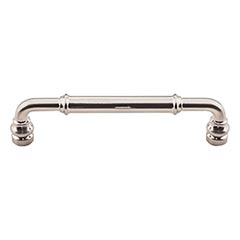 Top Knobs [TK884PN] Die Cast Zinc Cabinet Pull Handle - Brixton Series - Oversized - Polished Nickel Finish - 5 1/16&quot; C/C - 5 5/8&quot; L