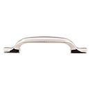 Top Knobs [TK863PN] Die Cast Zinc Cabinet Pull Handle - Torbay Series - Standard Size - Polished Nickel Finish - 3 3/4&quot; C/C - 5 1/2&quot; L
