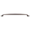 Top Knobs [TK868AG] Die Cast Zinc Cabinet Pull Handle - Torbay Series - Oversized - Ash Gray Finish - 12&quot; C/C - 13 3/4&quot; L