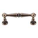 Top Knobs [M1720] Die Cast Zinc Cabinet Pull Handle - Edwardian Series - Standard Size - German Bronze Finish - 3" C/C - 3 11/16" L