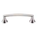 Top Knobs [M1292] Die Cast Zinc Cabinet Pull Handle - Rue Series - Standard Size - Brushed Satin Nickel Finish - 3 3/4" C/C - 4 5/8" L