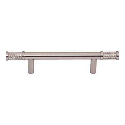 Top Knobs [TK3232BSN] Steel Cabinet Pull Handle - Burnham Series - Standard Size - Brushed Satin Nickel Finish - 3 3/4&quot; C/C - 6 7/8&quot; L