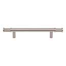 Top Knobs [TK3233BSN] Steel Cabinet Pull Handle - Burnham Series - Oversized - Brushed Satin Nickel Finish - 5 1/16&quot; C/C - 8 1/16&quot; L