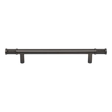 Top Knobs [TK3234AG] Steel Cabinet Pull Handle - Burnham Series - Oversized - Ash Gray Finish - 6 5/16&quot; C/C - 9 1/4&quot; L