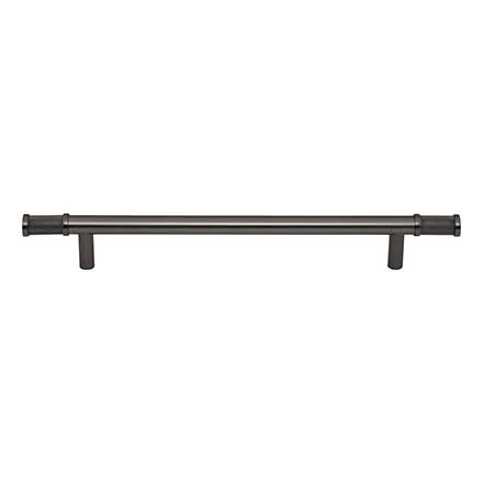 Top Knobs [TK3235AG] Steel Cabinet Pull Handle - Burnham Series - Oversized - Ash Gray Finish - 7 9/16&quot; C/C - 10 3/8&quot; L