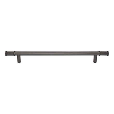 Top Knobs [TK3236AG] Steel Cabinet Pull Handle - Burnham Series - Oversized - Ash Gray Finish - 8 13/16&quot; C/C - 11 7/8&quot; L