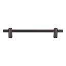 Top Knobs [TK3254AG] Steel Cabinet Pull Handle - Dempsey Series - Oversized - Ash Gray Finish - 6 5/16&quot; C/C - 8 5/16&quot; L