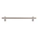 Top Knobs [TK3256BSN] Steel Cabinet Pull Handle - Dempsey Series - Oversized - Brushed Satin Nickel Finish - 8 13/16&quot; C/C - 10 7/8&quot; L