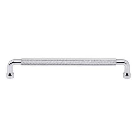 Top Knobs [TK3265PC] Steel Cabinet Pull Handle - Garrison Series - Oversized - Polished Chrome Finish - 7 9/16&quot; C/C - 8 1/8&quot; L