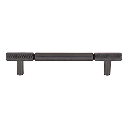 Top Knobs [TK3241AG] Steel Cabinet Pull Handle - Prestwick Series - Oversized - Ash Gray Finish - 5 1/16&quot; C/C - 6 5/8&quot; L