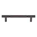 Top Knobs [TK3241AG] Steel Cabinet Pull Handle - Prestwick Series - Oversized - Ash Gray Finish - 5 1/16&quot; C/C - 6 5/8&quot; L