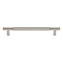 Top Knobs [TK3243BSN] Steel Cabinet Pull Handle - Prestwick Series - Oversized - Brushed Satin Nickel Finish - 7 9/16&quot; C/C - 9 3/16&quot; L