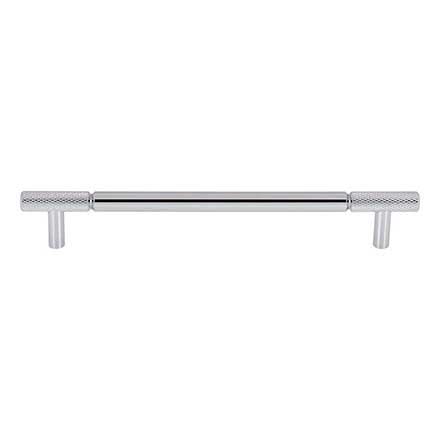 Top Knobs [TK3243PC] Steel Cabinet Pull Handle - Prestwick Series - Oversized - Polished Chrome Finish - 7 9/16&quot; C/C - 9 3/16&quot; L