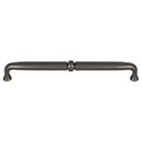 Top Knobs [TK1025AG] Die Cast Zinc Cabinet Pull Handle - Henderson Series - Oversized - Ash Gray Finish - 8 13/16" C/C - 9 3/8" L