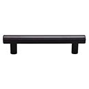 Top Knobs [TK904BLK] Die Cast Zinc Cabinet Pull Handle - Hillmont Series - Standard Size - Flat Black Finish - 3 3/4&quot; C/C - 5 1/16&quot; L