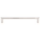 Top Knobs [TK944PN] Die Cast Zinc Cabinet Pull Handle - Kinney Series - Oversized - Polished Nickel Finish - 7 9/16&quot; C/C - 8&quot; L