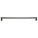 Top Knobs [TK946AG] Die Cast Zinc Cabinet Pull Handle - Kinney Series - Oversized - Ash Gray Finish - 12" C/C - 12 7/16" L