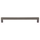Top Knobs [M2152] Die Cast Zinc Cabinet Pull Handle - Square Bar Pull Series - Oversized - Ash Gray Finish - 8 13/16&quot; C/C - 9 1/4&quot; L