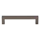 Top Knobs [M2156] Die Cast Zinc Cabinet Pull Handle - Square Bar Pull Series - Oversized - Ash Gray Finish - 5 1/16&quot; C/C - 5 7/16&quot; L