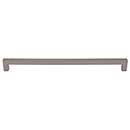 Top Knobs [M2178] Die Cast Zinc Cabinet Pull Handle - Square Bar Pull Series - Oversized - Ash Gray Finish - 12&quot; C/C - 12 1/2&quot; L