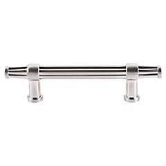 Top Knobs [TK197BSN] Die Cast Zinc Cabinet Pull Handle - Luxor Series - Standard Size - Brushed Satin Nickel Finish - 3 3/4&quot; C/C - 6&quot; L