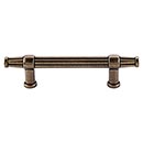 Top Knobs [TK197GBZ] Die Cast Zinc Cabinet Pull Handle - Luxor Series - Standard Size - German Bronze Finish - 3 3/4&quot; C/C - 6&quot; L