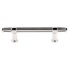 Top Knobs [TK197PN] Die Cast Zinc Cabinet Pull Handle - Luxor Series - Standard Size - Polished Nickel Finish - 3 3/4&quot; C/C - 6&quot; L