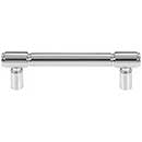 Top Knobs [TK3112PC] Die Cast Zinc Cabinet Pull Handle - Clarence Series - Standard Size - Polished Chrome Finish - 3 3/4" C/C - 4 3/4" L