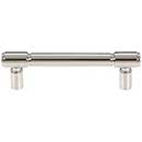 Top Knobs [TK3112PN] Die Cast Zinc Cabinet Pull Handle - Clarence Series - Standard Size - Polished Nickel Finish - 3 3/4&quot; C/C - 4 3/4&quot; L