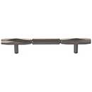 Top Knobs [TK3082AG] Die Cast Zinc Cabinet Pull Handle - Kingsmill Series - Oversized - Ash Gray Finish - 5 1/16" C/C - 7 9/16" L