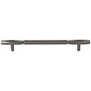 Top Knobs [TK3084AG] Die Cast Zinc Cabinet Pull Handle - Kingsmill Series - Oversized - Ash Gray Finish - 7 9/16" C/C - 10 1/16" L