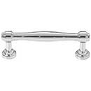 Top Knobs [TK3071PC] Die Cast Zinc Cabinet Pull Handle - Ulster Series - Standard Size - Polished Chrome Finish - 3 3/4&quot; C/C - 4 9/16&quot; L