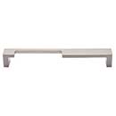 Top Knobs [TK257BSN] Die Cast Zinc Cabinet Pull Handle - Modern Metro Notch Series - A - Oversized - Brushed Satin Nickel Finish - 7&quot; C/C - 7 3/8&quot; L