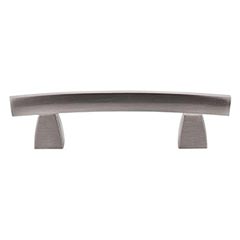 Top Knobs [TK3BSN] Die Cast Zinc Cabinet Pull Handle - Arched Series - Standard Size - Brushed Satin Nickel Finish - 3&quot; C/C - 4 1/2&quot; L