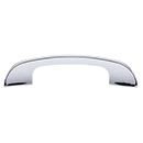 Top Knobs [TK41PC] Die Cast Zinc Cabinet Pull Handle - Curved Tidal Series - Standard Size - Polished Chrome Finish - 4" C/C - 5" L