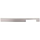 Top Knobs [TK25BSN] Die Cast Zinc Cabinet Pull Handle - Linear Series - Oversized - Brushed Satin Nickel Finish - 12&quot; C/C - 13&quot; L