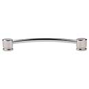 Top Knobs [TK65PN] Die Cast Zinc Cabinet Pull Handle - Oval Series - Oversized - Polished Nickel Finish - 7" C/C - 8" L