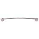 Top Knobs [TK66BSN] Die Cast Zinc Cabinet Pull Handle - Oval Series - Oversized - Brushed Satin Nickel Finish - 12&quot; C/C - 13&quot; L