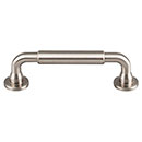 Top Knobs [TK822BSN] Die Cast Zinc Cabinet Pull Handle - Lily Series - Standard Size - Brushed Satin Nickel Finish - 3 3/4&quot; C/C - 4 11/16&quot; L