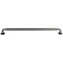 Top Knobs [TK827AG] Die Cast Zinc Cabinet Pull Handle - Lily Series - Oversized - Ash Gray Finish - 12&quot; C/C - 12 7/8&quot; L