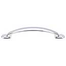 Top Knobs [M1864] Die Cast Zinc Cabinet Pull Handle - Arendal Series - Oversized - Polished Chrome Finish - 5 1/16" C/C - 6 3/4" L