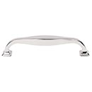 Top Knobs [TK723PN] Die Cast Zinc Cabinet Pull Handle - Contour Series - Oversized - Polished Nickel Finish - 5 1/16" C/C - 5 9/16" L